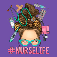 Messy Bun Nurse Life Premium Sweatshirt | Teevron