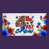 Floral 4th Of July Crew License Plate Premium Hoodie | Teevron