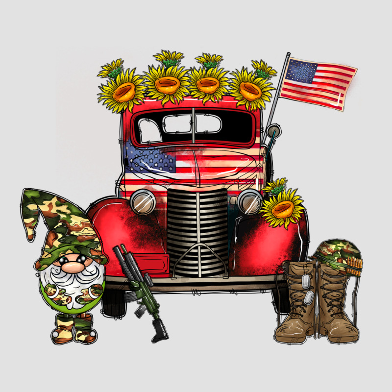 America Soldier Truck Premium Hoodie by CowhideDigitalArt | Teevron