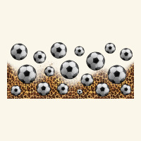 Leopard Soccer 16oz Libbey Glass Premium Hoodie | Teevron