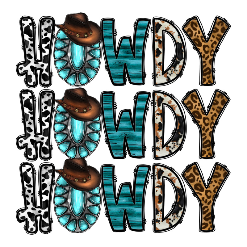 Howdy Howdy Howdy Premium Hoodie by CowhideDigitalArt | Teevron