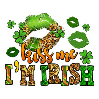 Kiss Me Im Irish St Patricks Lip Stain Premium Tee | Teevron