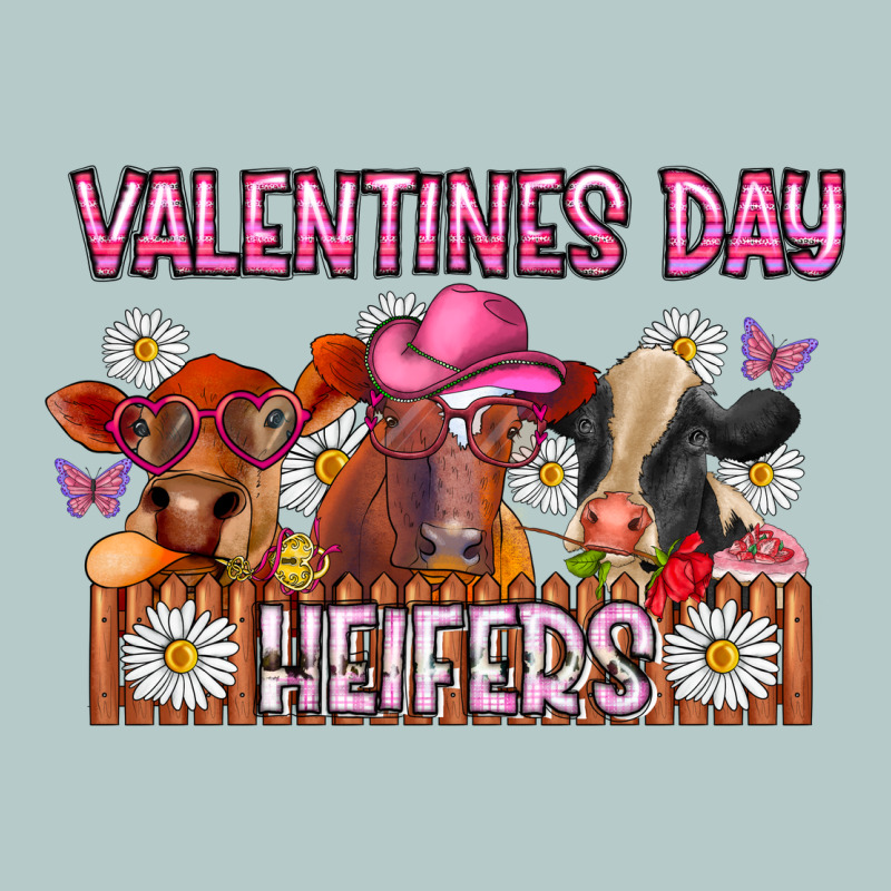 Valentines Day Heifers Heavy Core Tee by CowhideDigitalArt | Teevron