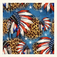 4th Of July Indian Headdress Seamless Pattern Premium Hoodie | Teevron