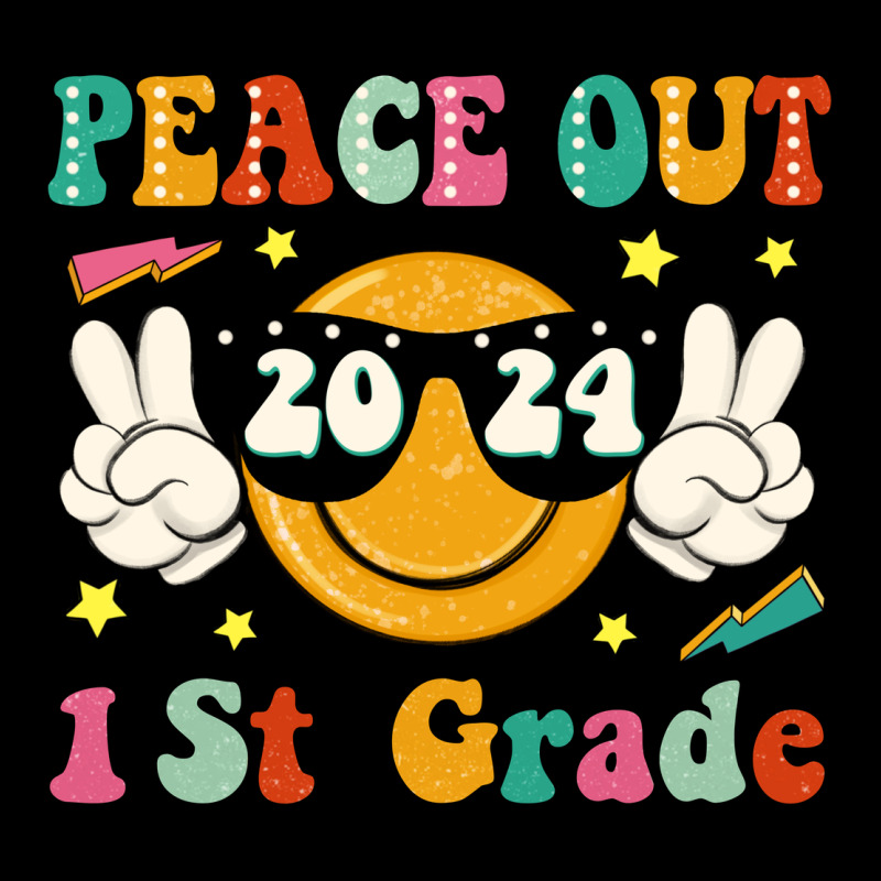 Peace Out 2024 1st Grade Urban Hoodie by JahusDesignShop | Teevron