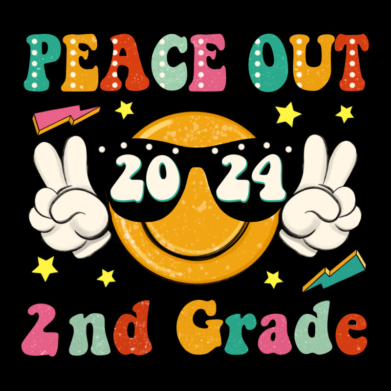 Peace Out 2024 2nd Grade Urban Hoodie by JahusDesignShop | Teevron