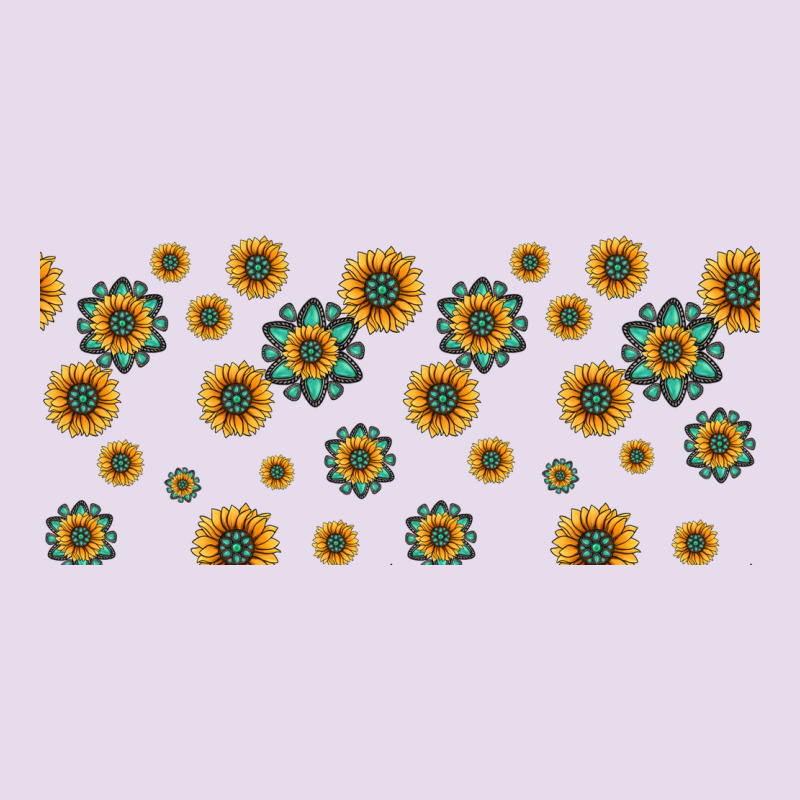 Sunflowers And Turquoise 16oz Libbey Glass Premium Hoodie by HRA Design Shop | Teevron