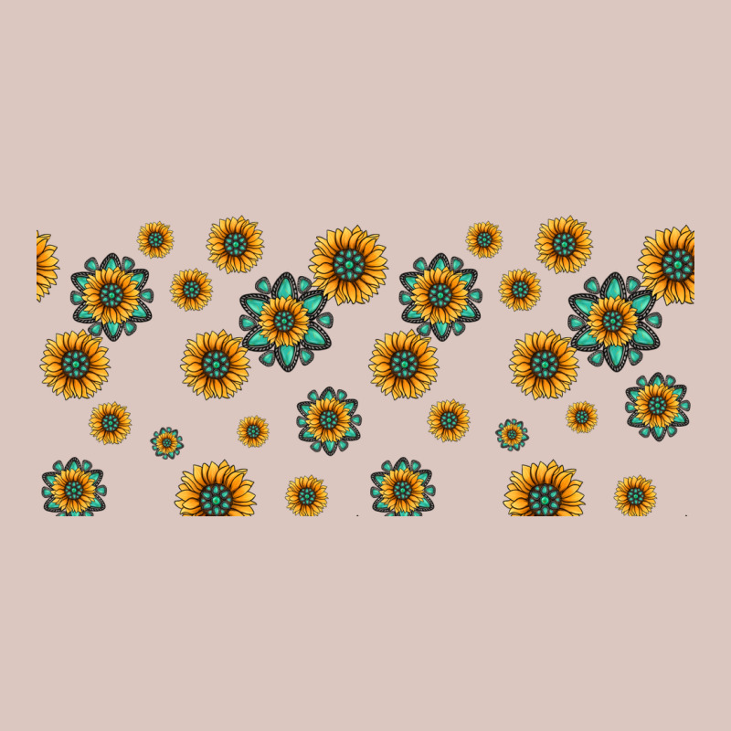 Sunflowers And Turquoise 16oz Libbey Glass Premium Hoodie by HRA Design Shop | Teevron
