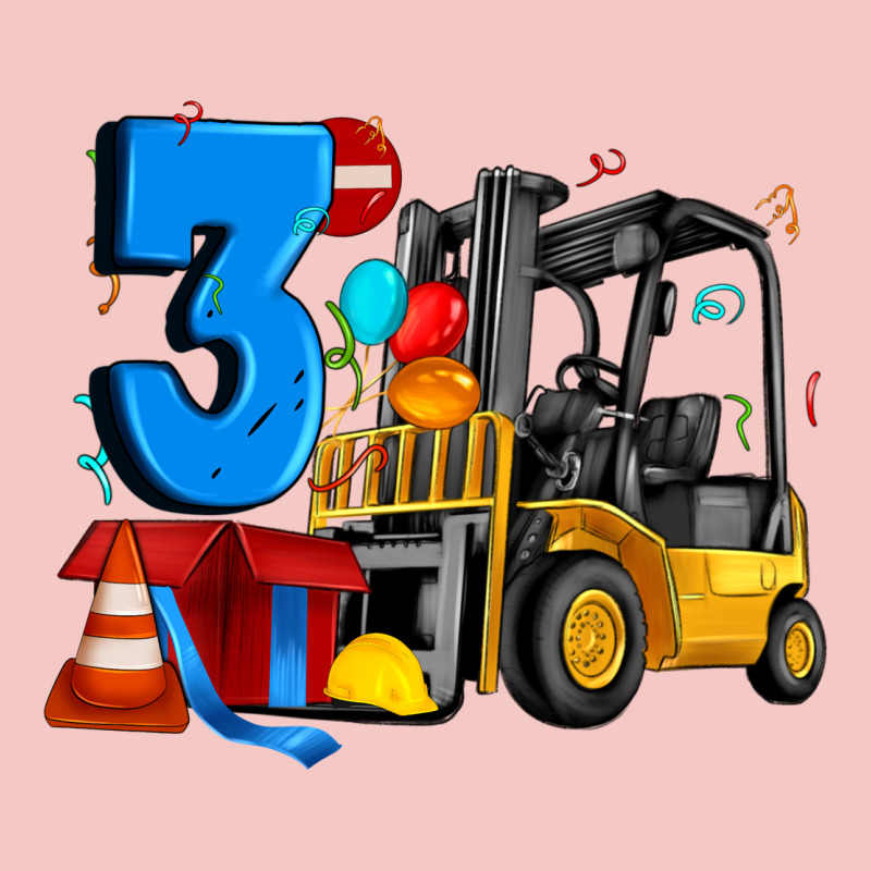 Forklift Birthday Three Urban Heavy Tee by Artiststas | Teevron