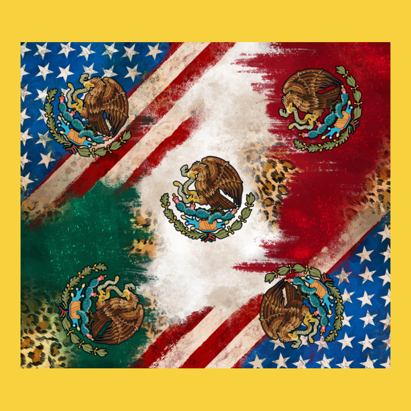 American With Mexican Flag Premium Sweatshirt by RanaPortraitStore | Teevron