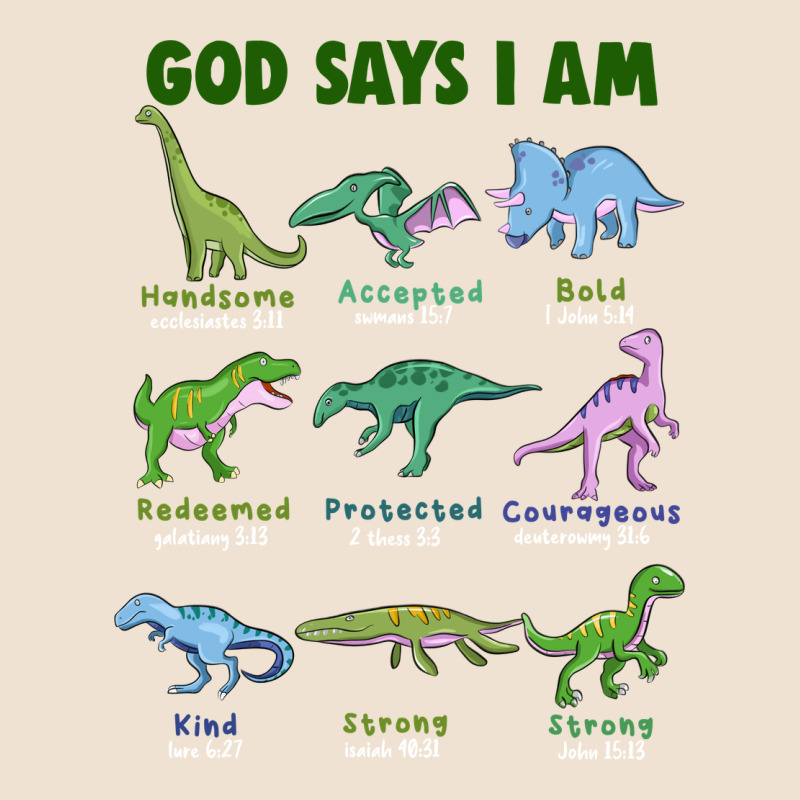 God Says I Am Dinosaurs Urban Hoodie by JahusDesignShop | Teevron