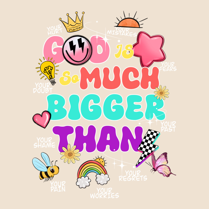 God Is Bigger Design Urban Hoodie by JahusDesignShop | Teevron