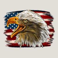 Western American Flag Eagle Heavy Core Tee | Teevron
