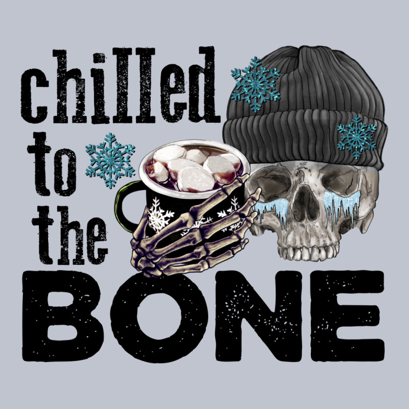 Chilled To The Bone Skull Winter Premium Hoodie by FaDigitalArtStudio | Teevron