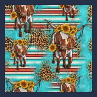 Longhorn Bull Seamless Pattern Premium Hoodie | Teevron