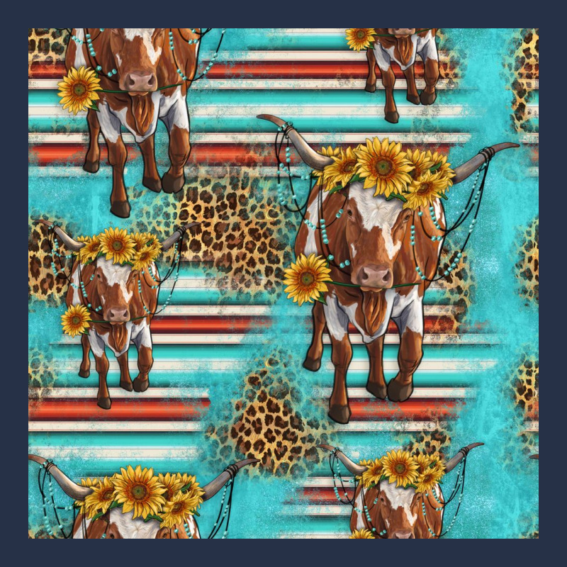 Longhorn Bull Seamless Pattern Premium Hoodie by HRA Design Shop | Teevron