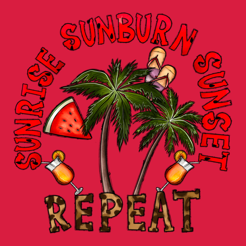 Sunrise Sunburn Sunnset Repeat Premium Hoodie by CowhideDigitalArt | Teevron