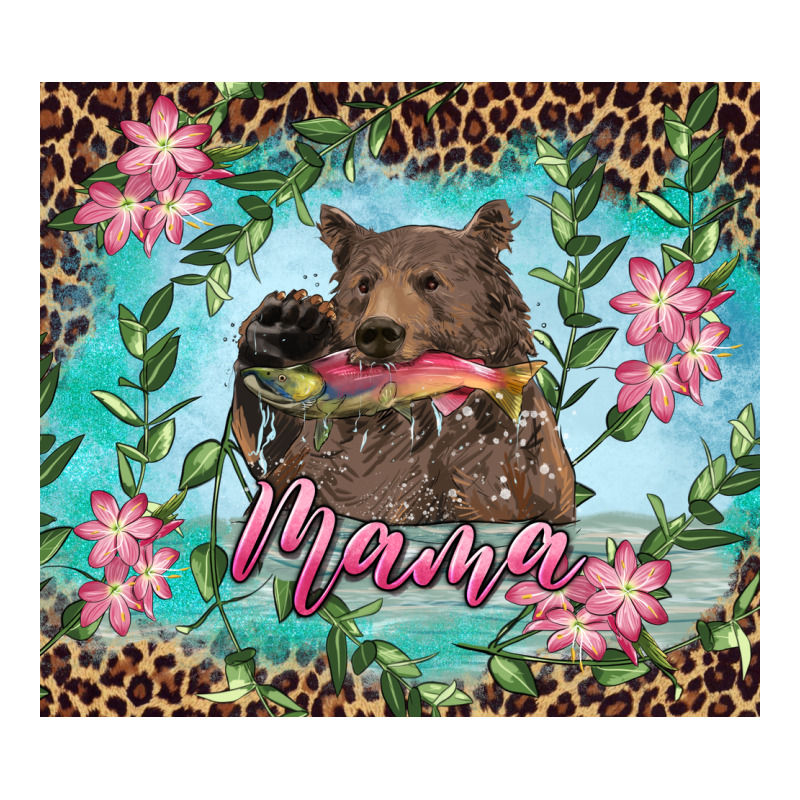 Mama Bear Haunting Fish Floral Premium Sweatshirt by RanaPortraitStore | Teevron