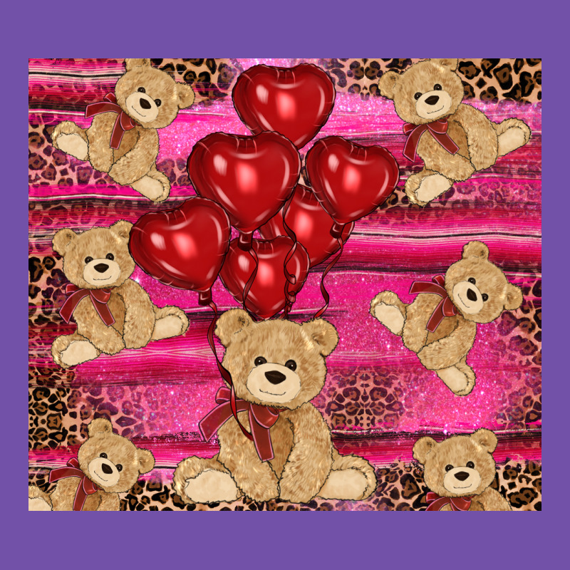 Valentines Day Teddy Bear Tumbler Premium Sweatshirt by RanaPortraitStore | Teevron