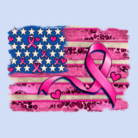 American Flag And  Cancer Ribbon Pattern Urban Hoodie | Teevron
