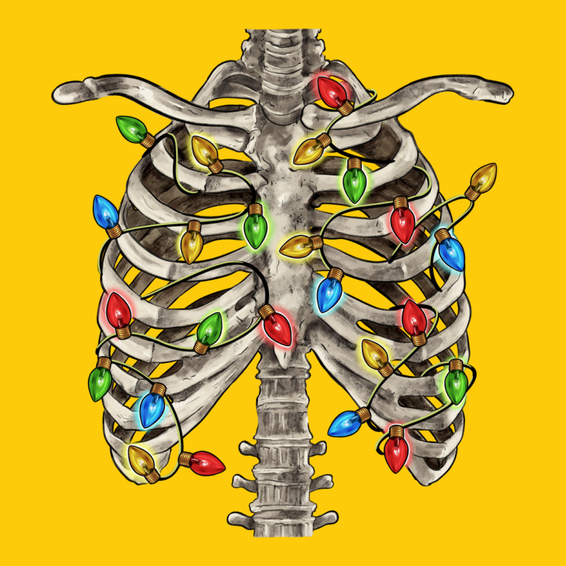Christmas Rib Cage Premium Hoodie by FaDigitalArtStudio | Teevron
