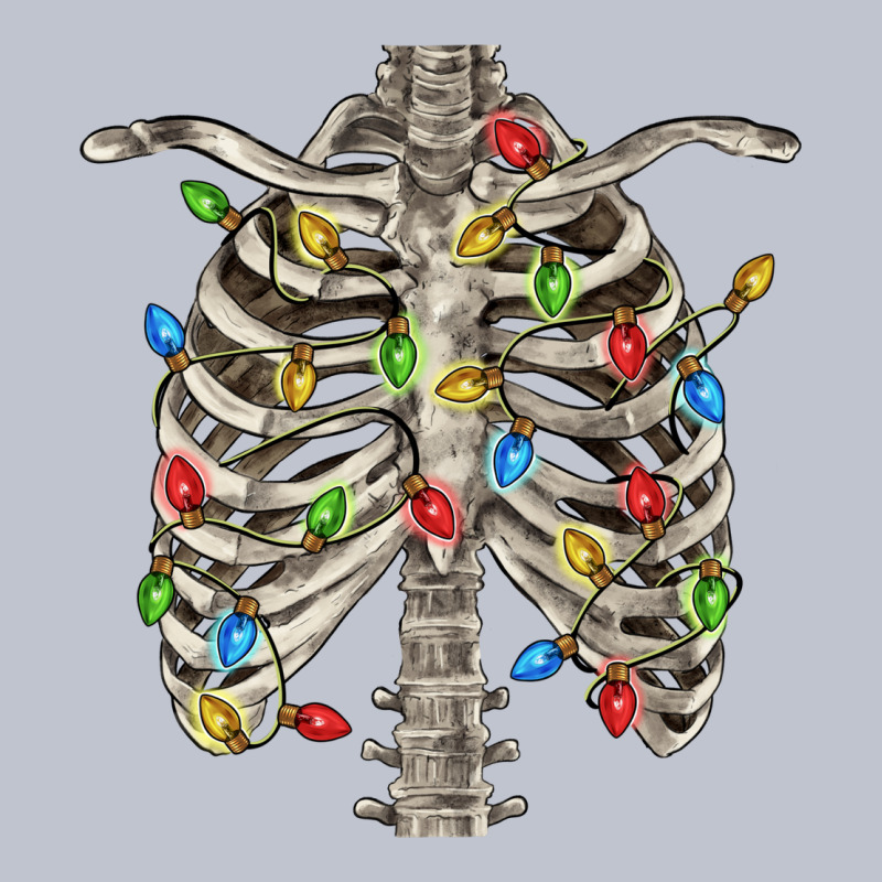 Christmas Rib Cage Premium Hoodie by FaDigitalArtStudio | Teevron