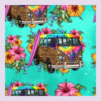 Floral Hippie Truck Seamless Pattern Premium Hoodie | Teevron