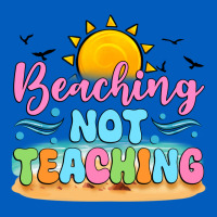 Beaching Not Teaching Black Back Urban Hoodie | Teevron