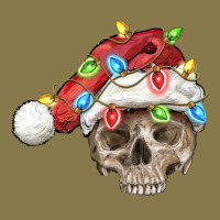 Christmas Skull With Santa Hat Premium Hoodie | Teevron