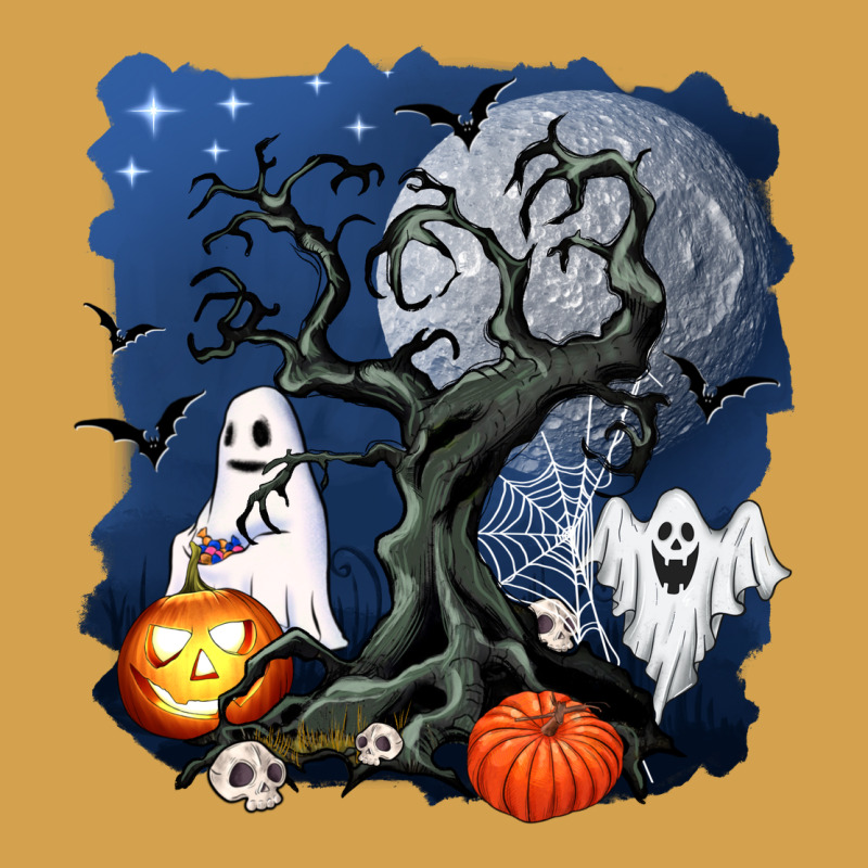 Halloween Tree And Ghosts Urban Hoodie by AdoDesignShop | Teevron