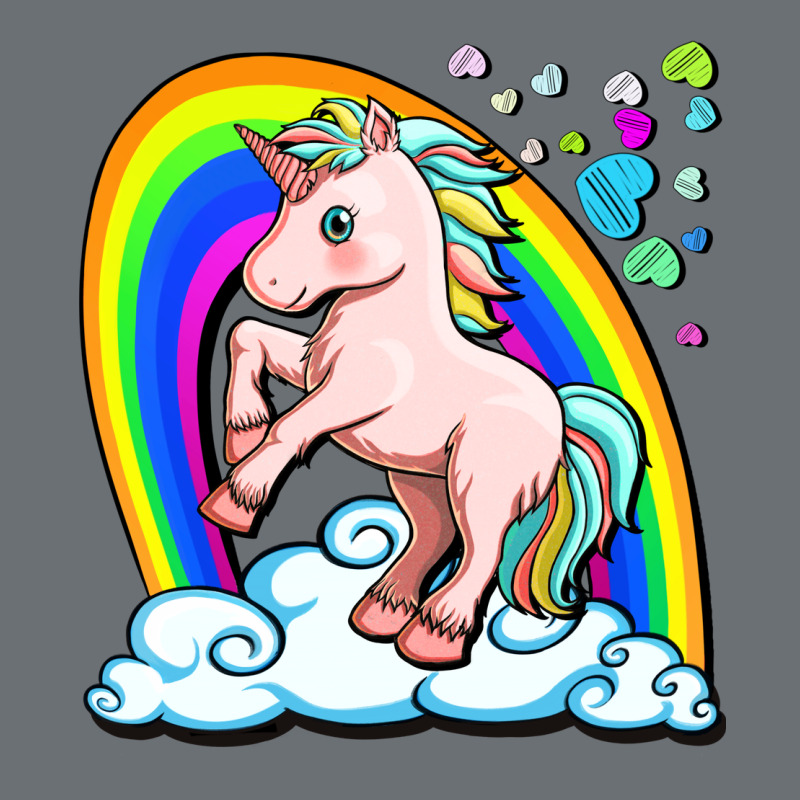 Cute Unicorn With Rainbow Premium Hoodie by FaDigitalArtStudio | Teevron
