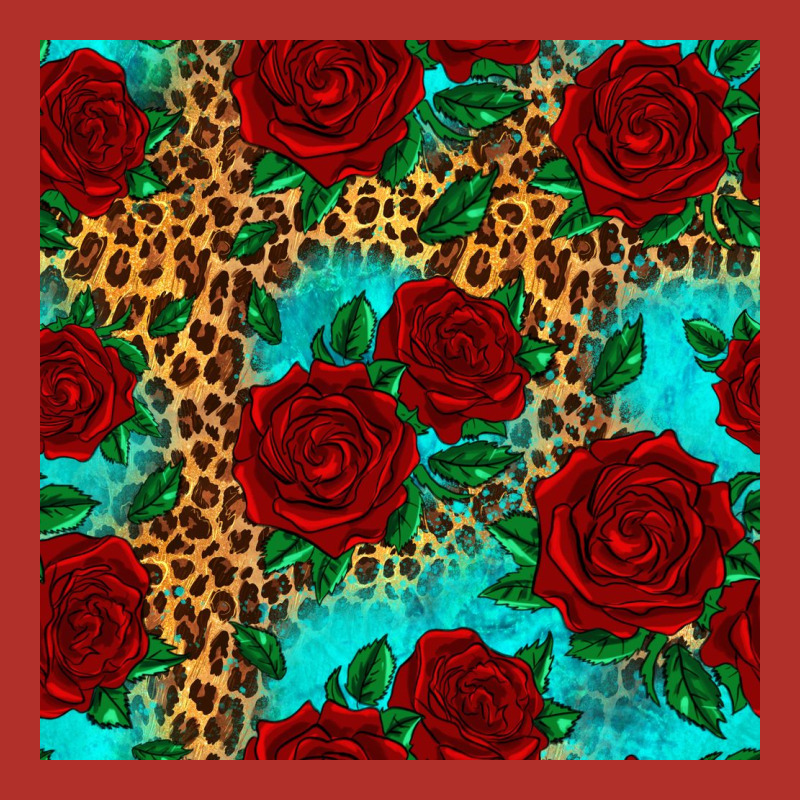 Leopard Roses Seamless Pattern Premium Hoodie by HRA Design Shop | Teevron