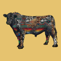 Black Angus Bull With Western Patterns Premium Sweatshirt | Teevron