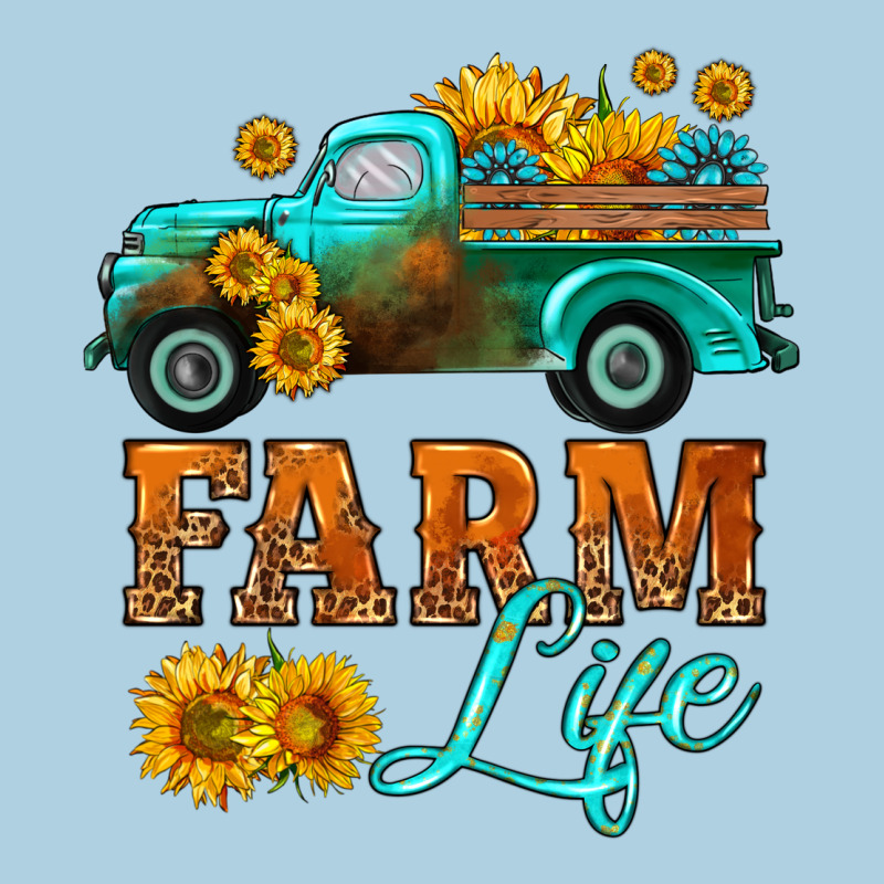 Farm Truck  Farm Life With Sunflower Premium Hoodie by HRA Design Shop | Teevron