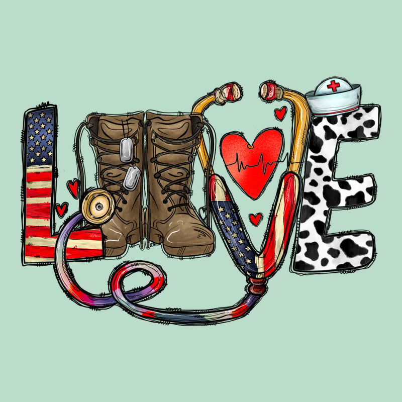 America Nurse Premium Hoodie by CowhideDigitalArt | Teevron