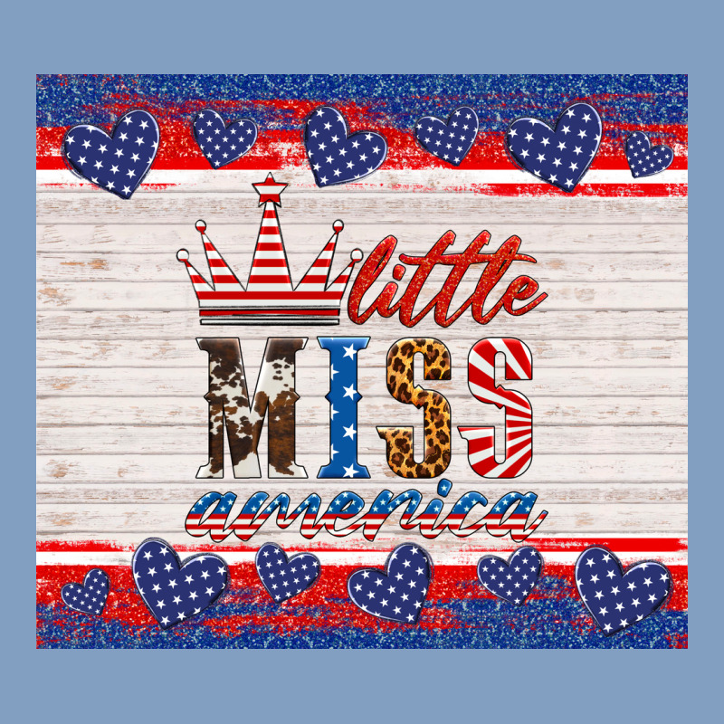 4th Of July Little Miss America Urban Hoodie by HRA Design Shop | Teevron