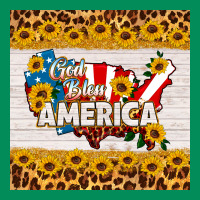 God Bless America Square Coaster Urban Hoodie | Teevron