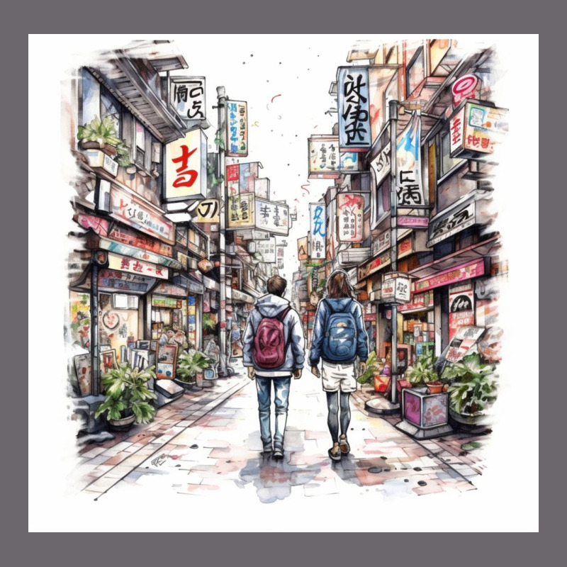 Japan Street Premium Sweatshirt by Unal Design | Teevron