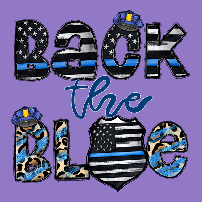 Back The Blue1 Urban Hoodie by CowhideDigitalArt | Teevron