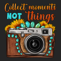 Collect Moments Not Things Sunflower Gemstone Vintage Camera Premium Hoodie | Teevron