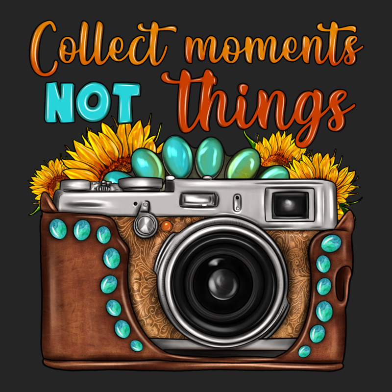 Collect Moments Not Things Sunflower Gemstone Vintage Camera Premium Hoodie by FaDigitalArtStudio | Teevron