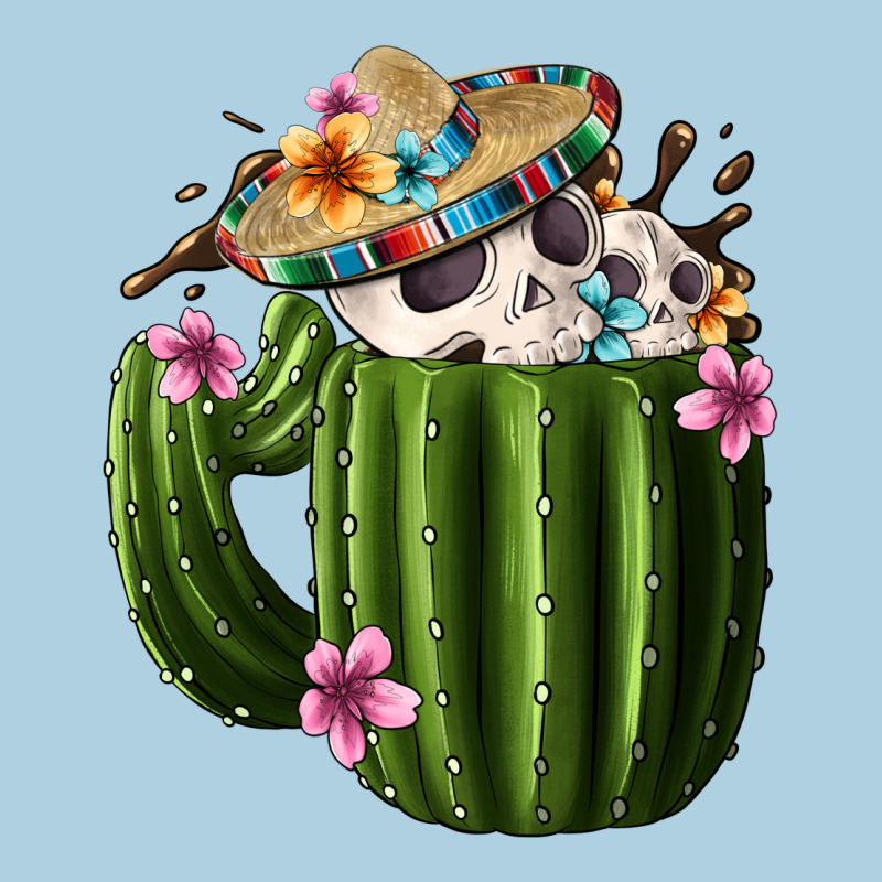 Day Of The Dead Mexican Cactus Premium Hoodie by FaDigitalArtStudio | Teevron
