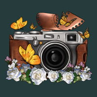 Floral Butterfly Film Roll Vintage Camera Premium Hoodie | Teevron