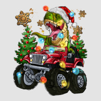 Christmas T-rex With Monster Truck Premium Sweatshirt | Teevron