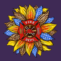 Firefighter Sunflower Premium Hoodie | Teevron