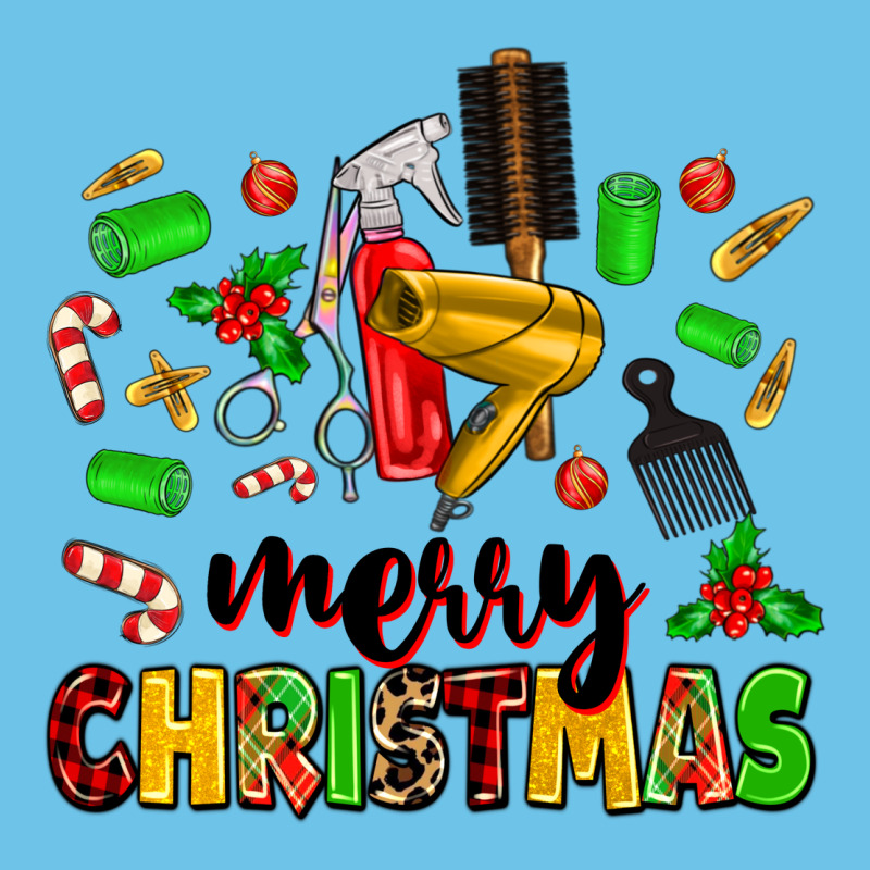 Merry Christmas Hair Premium Sweatshirt by MaliasSmallBusiness | Teevron