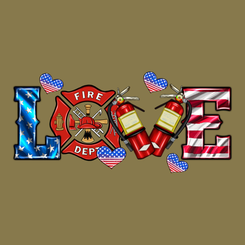Firefighter Love Premium Hoodie by HRA Design Shop | Teevron