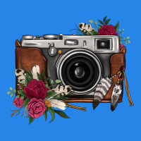Floral Feather Vintage Camera Premium Hoodie | Teevron