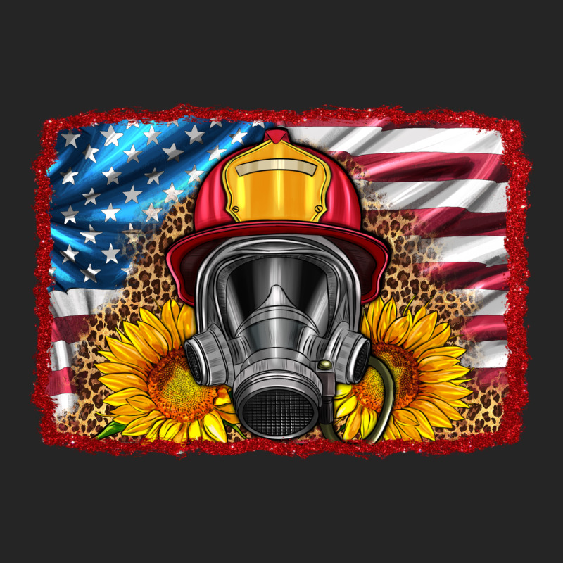 Firefighter Air Mask And Sunflower Premium Hoodie by HRA Design Shop | Teevron