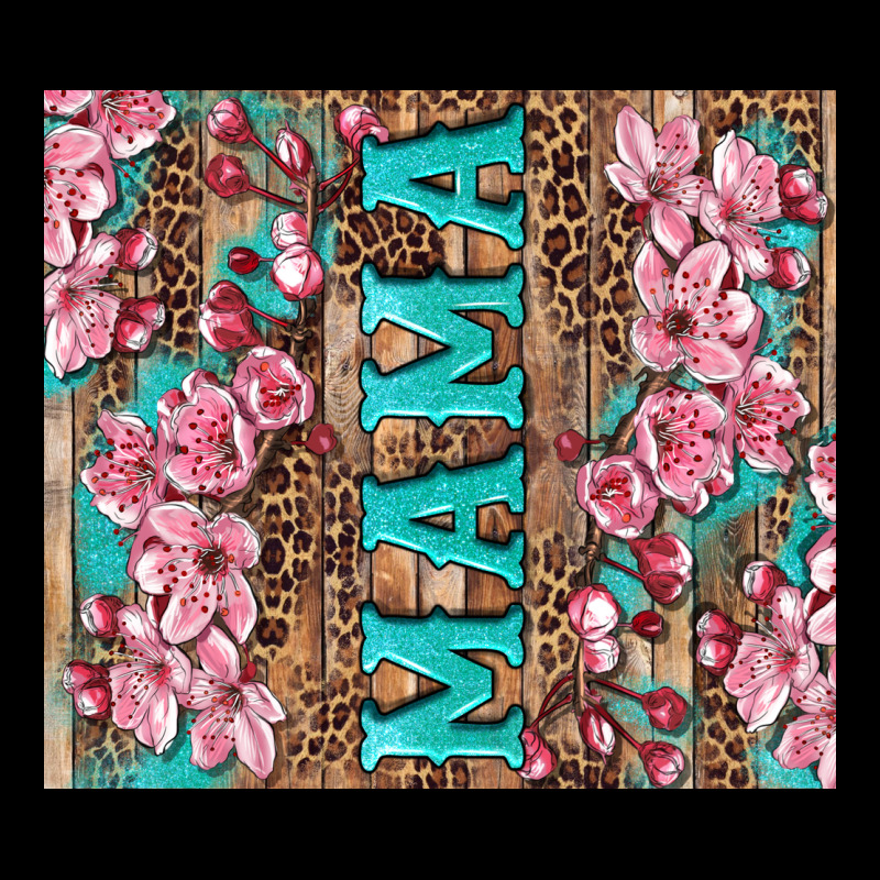 Cherry Blossoms Mama Tumbler Ladies Tee by Artiststas | Teevron
